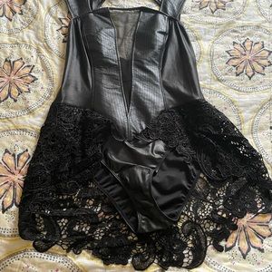 Women’s Mesh and Lace Detailed Body Suit